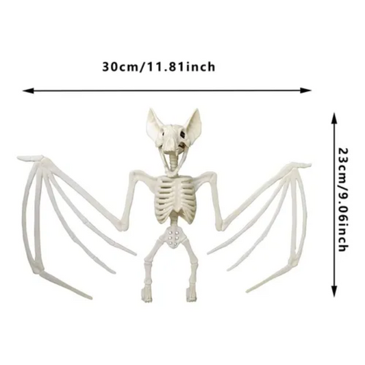 Esqueleto de Murciélago (28 cm) | El Accesorio Macabro para tu Decoración 🦇
