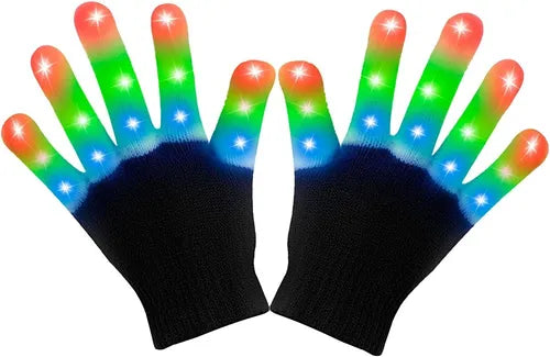 Guantes Luminosos Multicolor RGB