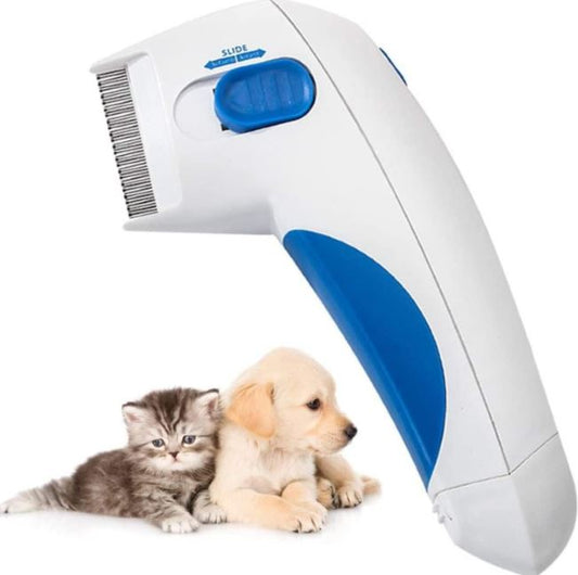 Cepillo eléctrico eliminador de pulgas para Perros y Gatos