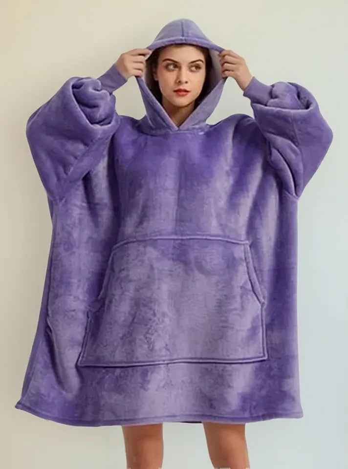 Polerón Sherpa Con Capucha Tipo Huggle